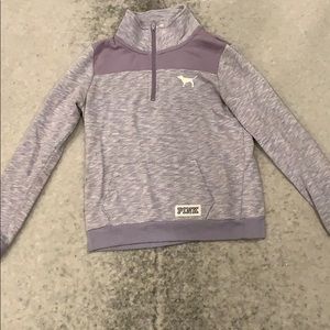 Light purple PINK quarter zip